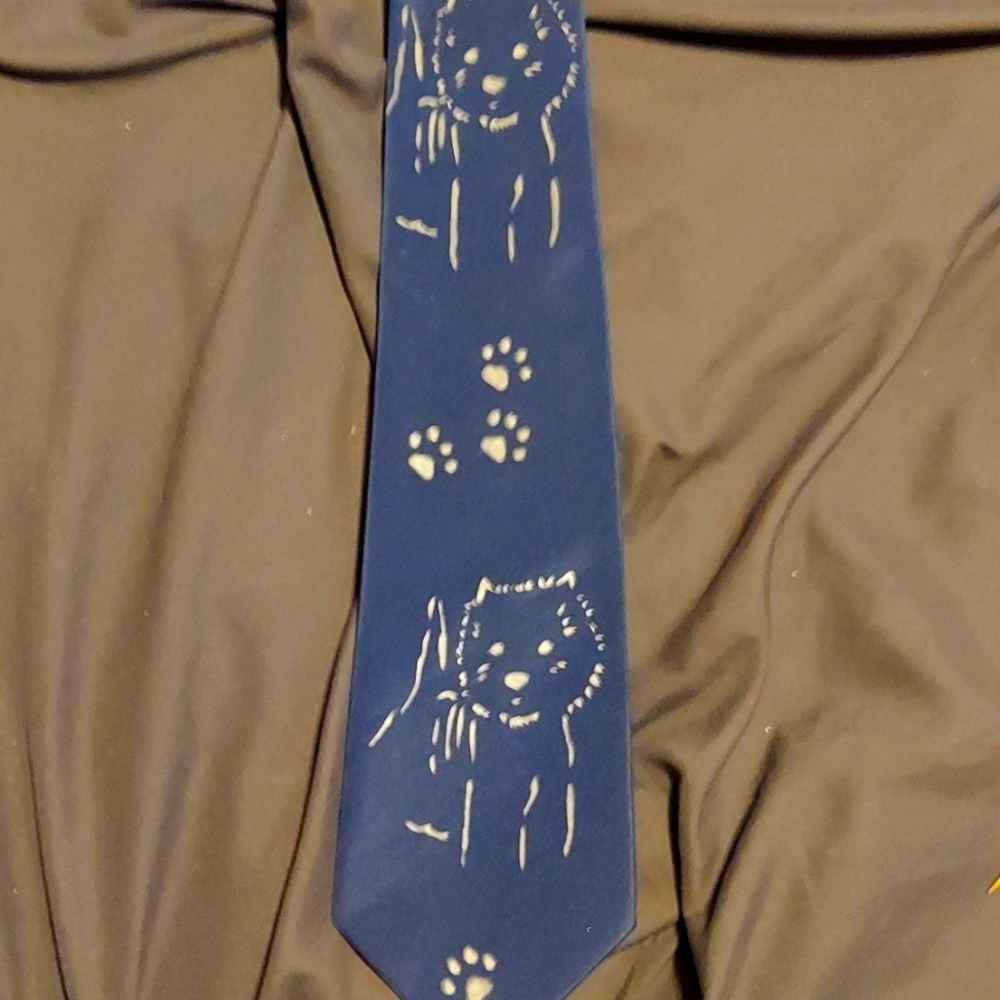 Strange vintage artsy tie for the dog lover in your life by davvero benino